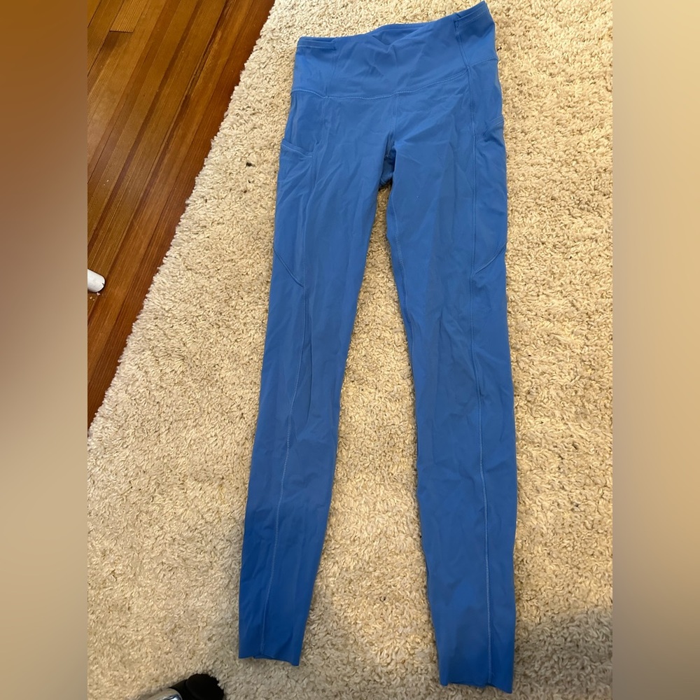 Blue Lululemon leggings